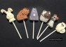 533sp Hidden Pets Life Chocolate or Hard Candy Lollipop Mold